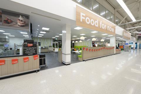 Asda Grantham's new 'Food for now' restaurant offers breakfast and lunch menus, with hot dogs, salads and pizzas available for just £1